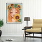 Diamond Painting - Full Round - Flower Girl