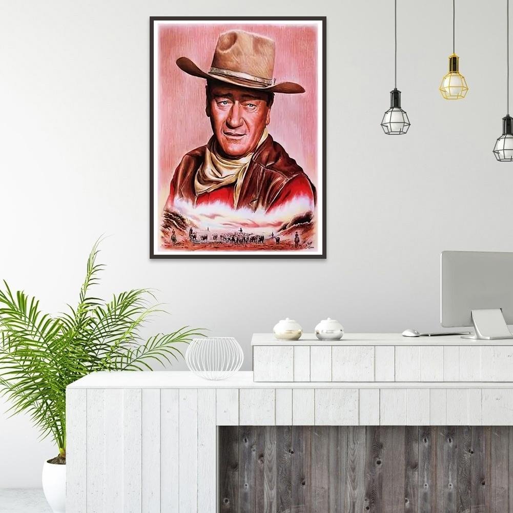 Diamond Painting - Full Round - Western Cowboy A