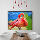 Paint By Number Oil Painting Pink Bird (40*50cm)