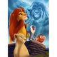 5D Diy Diamond Painting Kit Full Round Beads The Lion King
