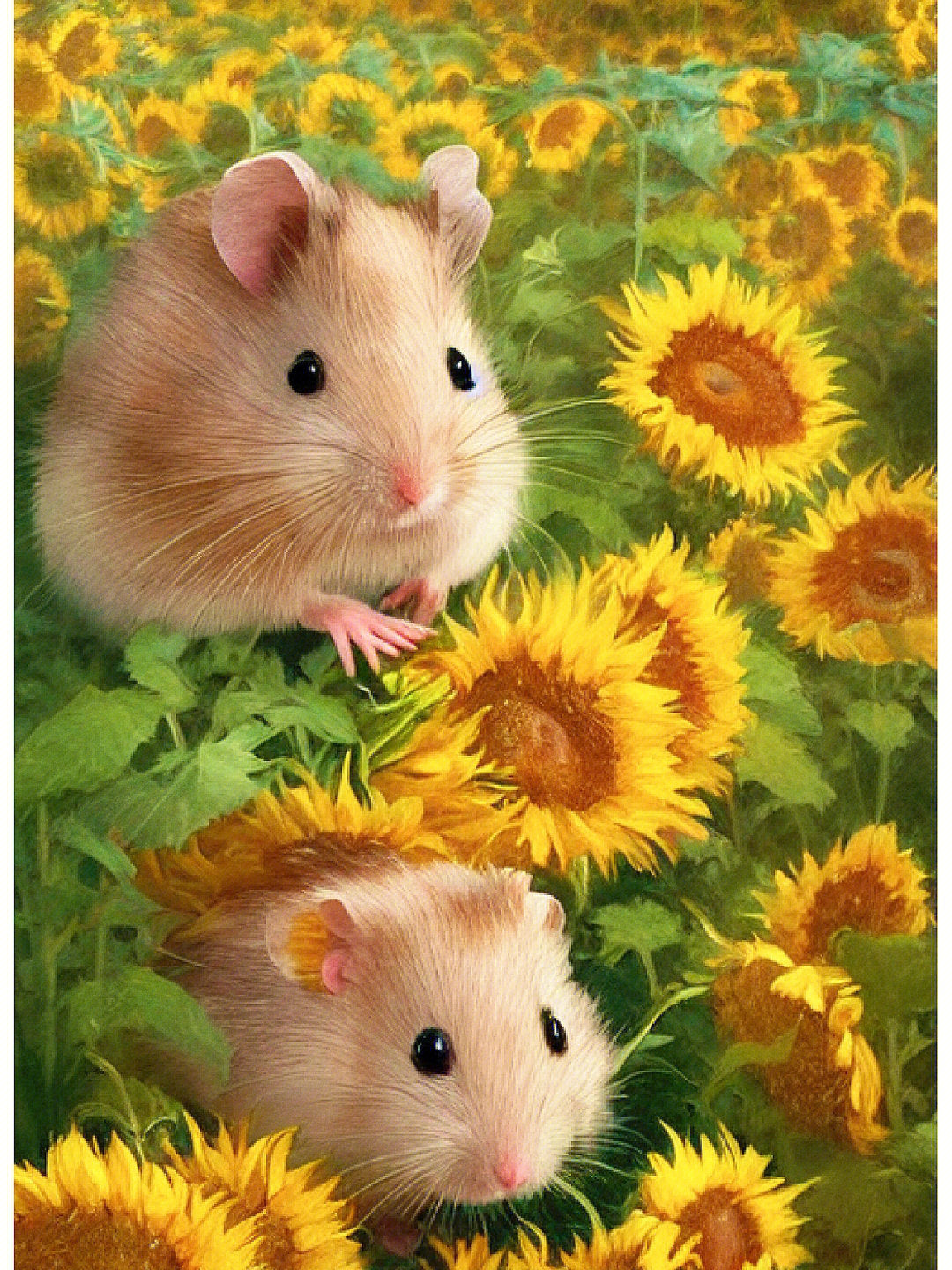 Full Round/Square Diamond Painting Kits | Hamster 50x70cm 60x80cm