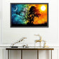 11ct Stamped Cross Stitch - Couple Under Sunset Tree (35*50cm)