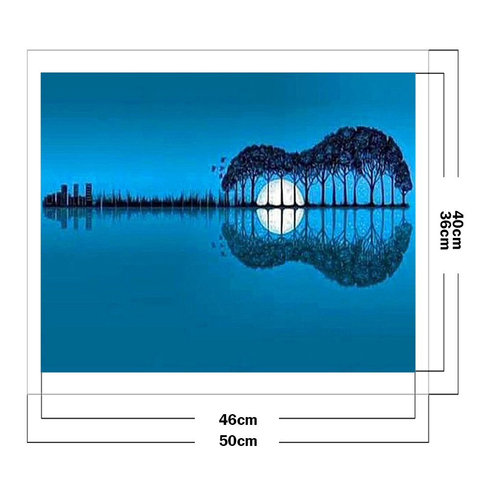 11ct Stamped Cross Stitch - Lake (40*50cm)