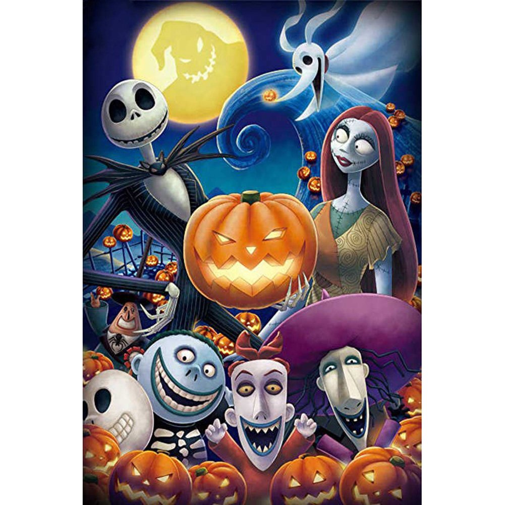 5D Diy Diamond Painting Kit Full Round Beads Halloween