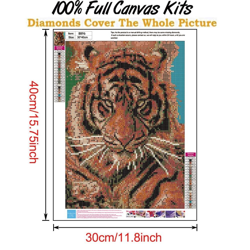 Diamond Painting - Full Round - Cool Tiger