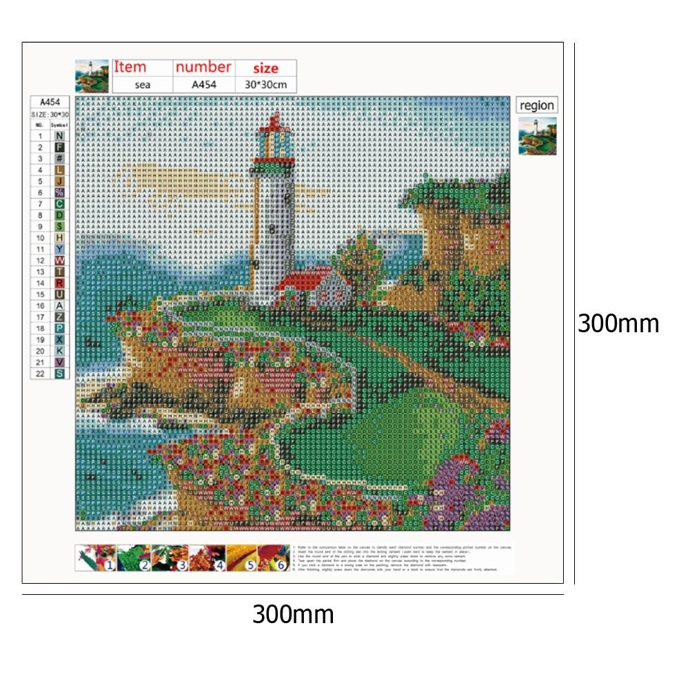 Diamond Painting - Full Round - Landscape B