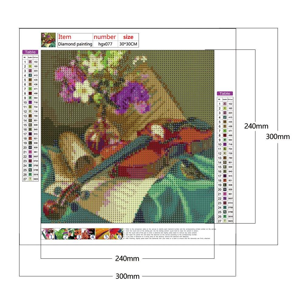 Diamond Painting - Full Round - Violin