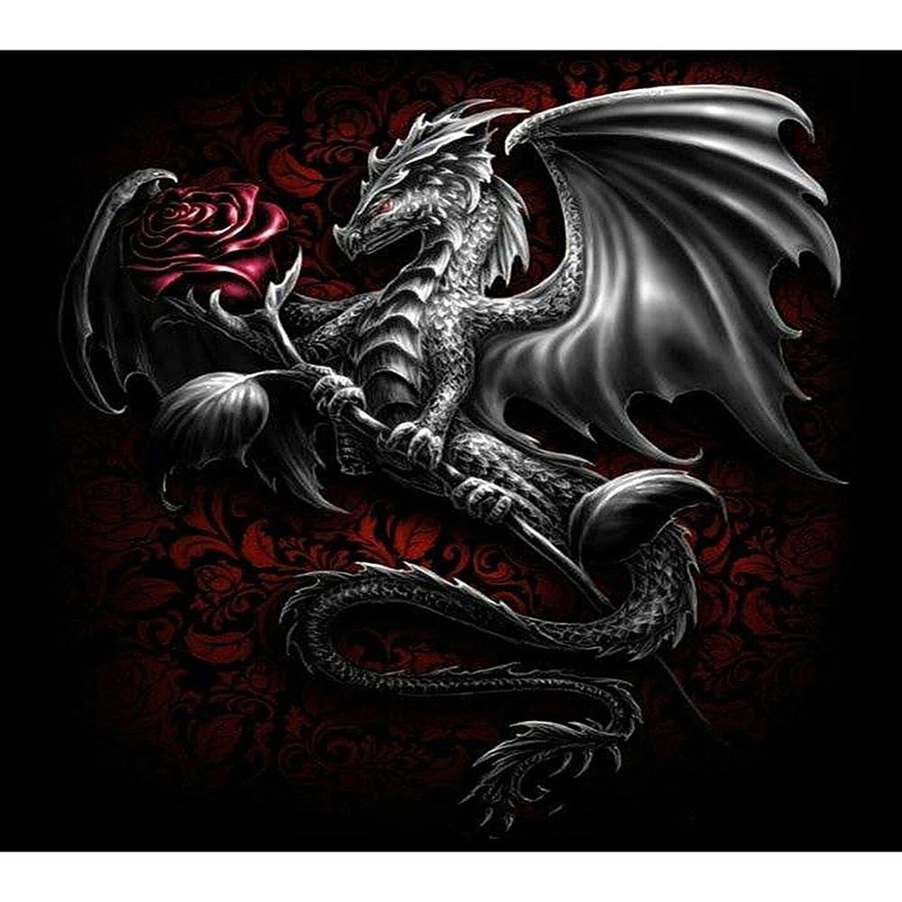 Diamond Painting - Full Round - Flying Dragon A