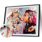 DIY Digital Oil Painting By Numbers Kits Beauty and Tiger Canvas Acrylic Color Drawing Picture