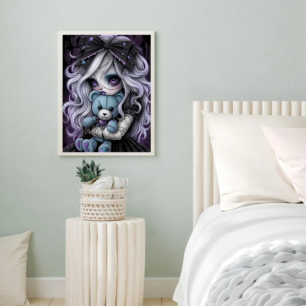Diamond Painting - Full Round / Square - Girl Doll B