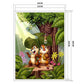 14ct Stamped Cross Stitch -  Two Squirrels (36*46cm)