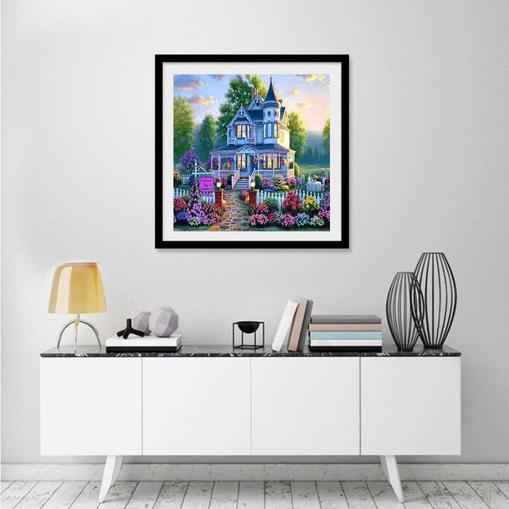 Diamond Painting - Full Round - Flower Villa