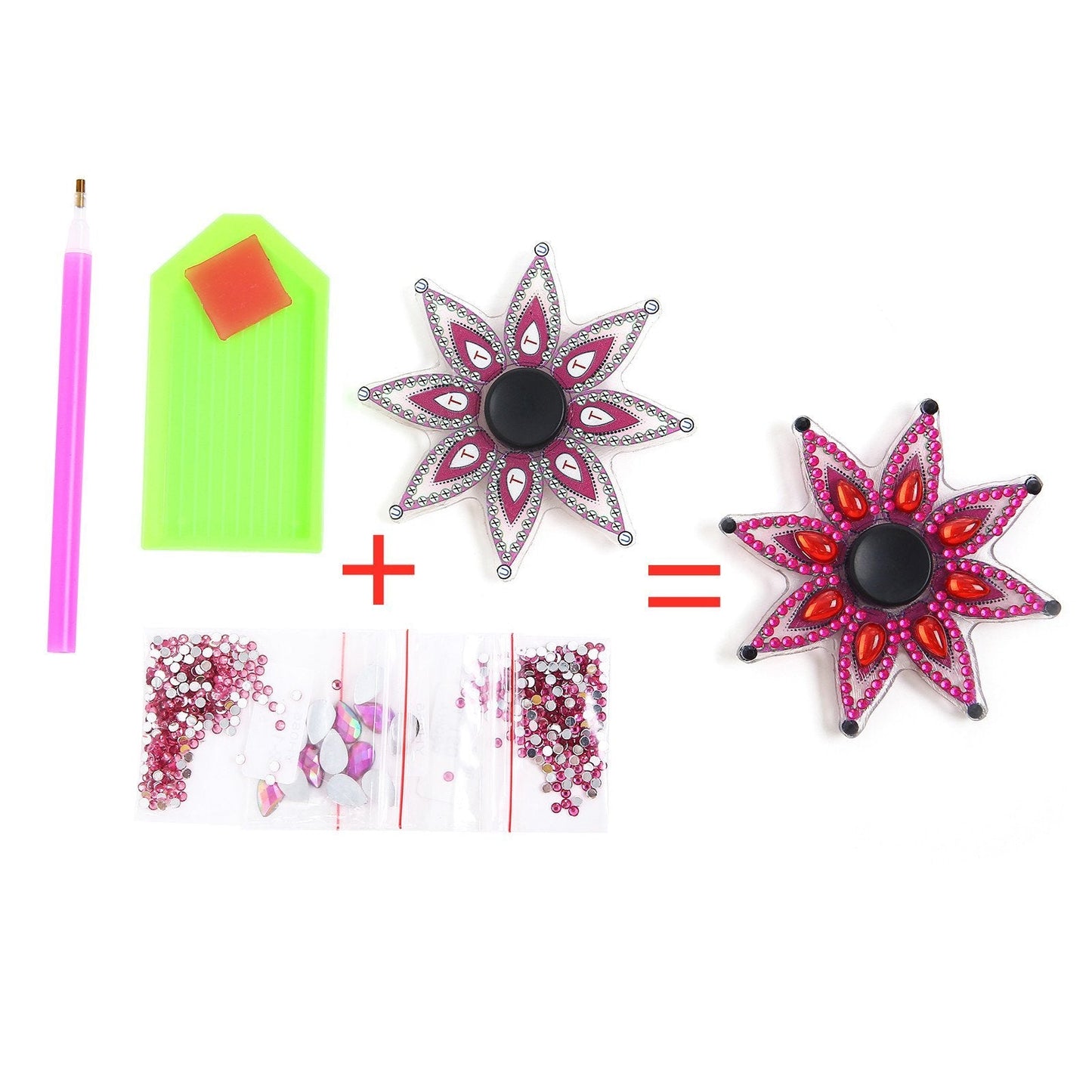 DIY Diamond Painting Fingertip Gyro Spinner - Mandala A