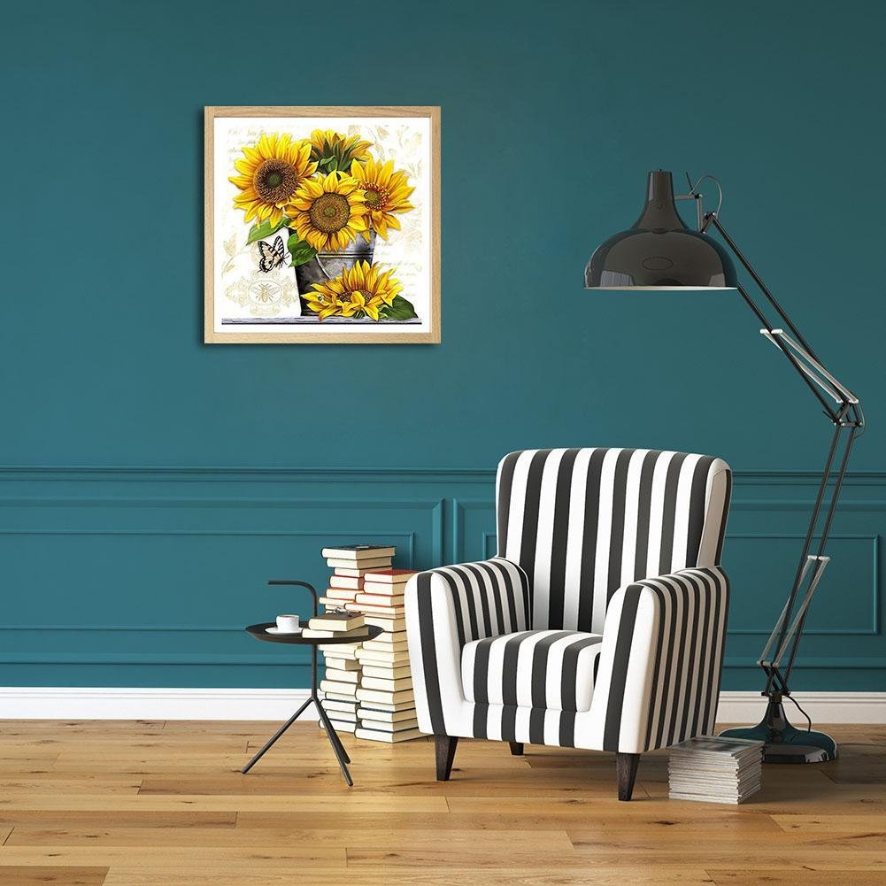 Diamond Painting - Full Square - Sunflower