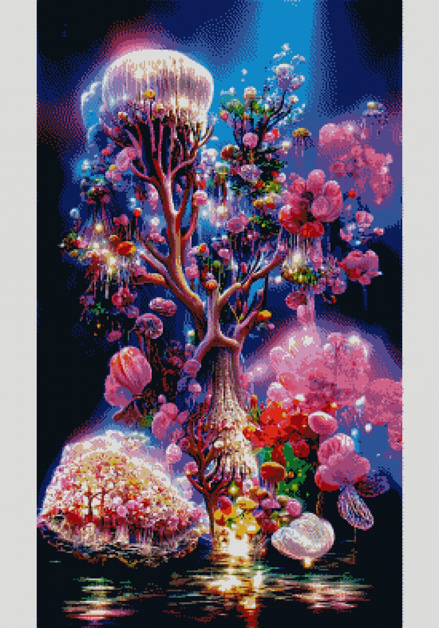 Full Round/Square Diamond Painting Kits | Colorful Flower 40x70cm 50x80cm A