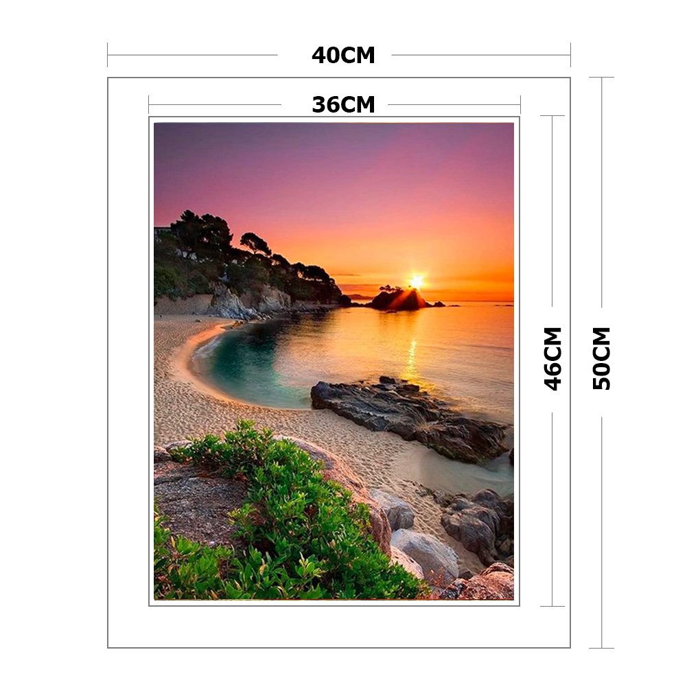 11ct Stamped Cross Stitch - Seaside(40*50cm)