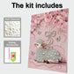 DIY Pearl Painting With Frame - Handmade Self-Adhesive Pearls - Sheep (30*40cm)