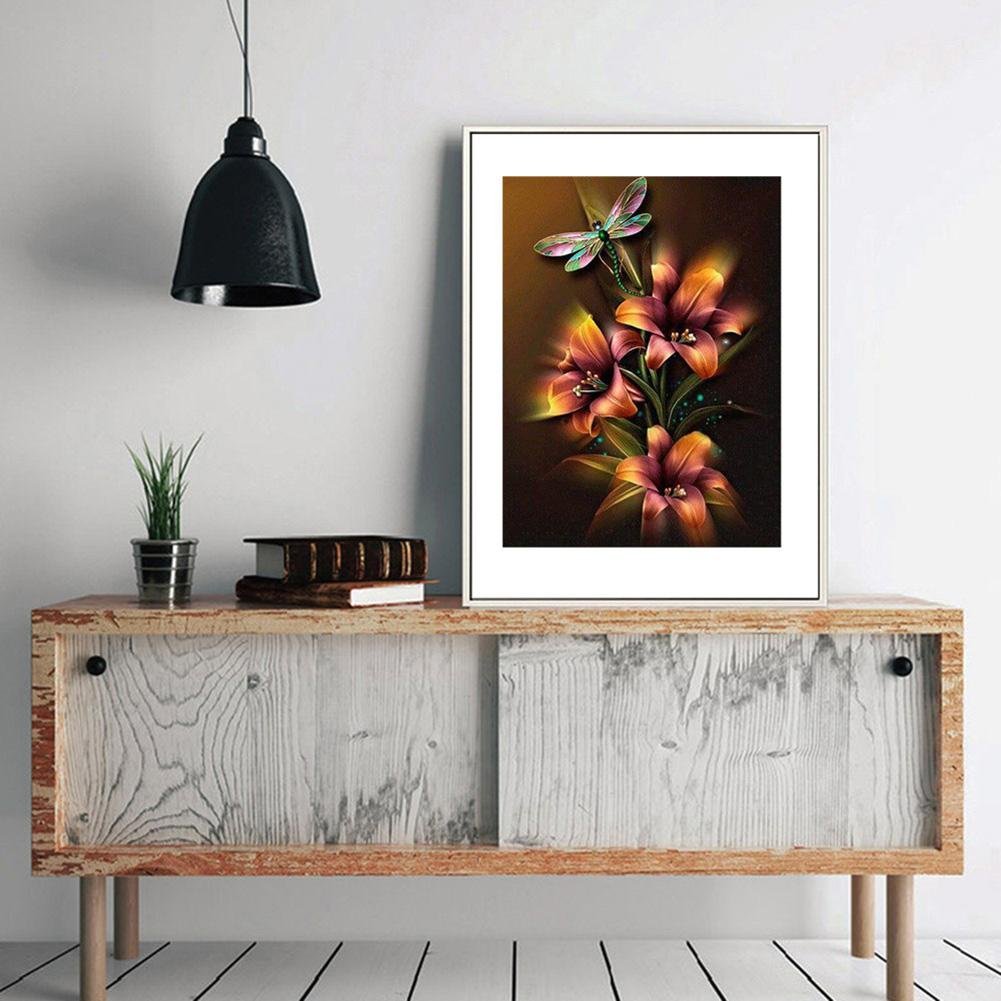 Diamond Painting - Partial Round - Flower D