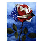 Diamond Painting Partial Round Flag Rose