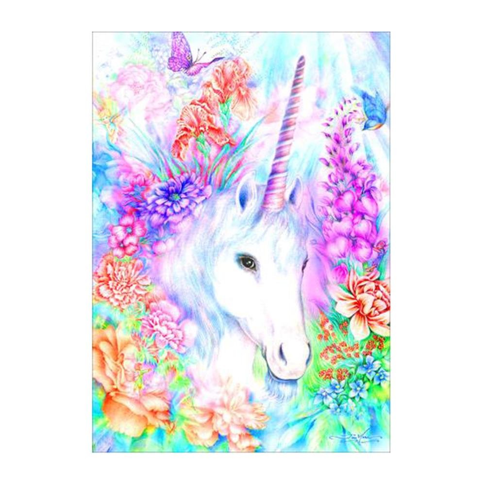 Diamond Painting Partial Round Unicorn
