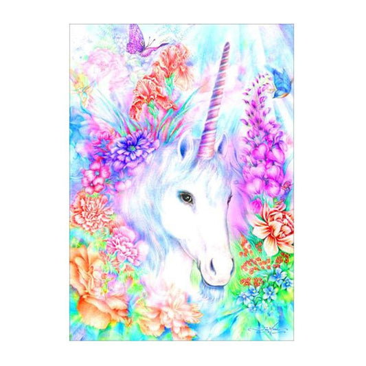 Diamond Painting Partial Round Unicorn