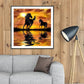 Diamond Painting - Full Round - Sunset Horse
