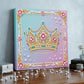 DIY Pearl Painting With Frame - Handmade Self-Adhesive Pearls - Crown (25*25cm)