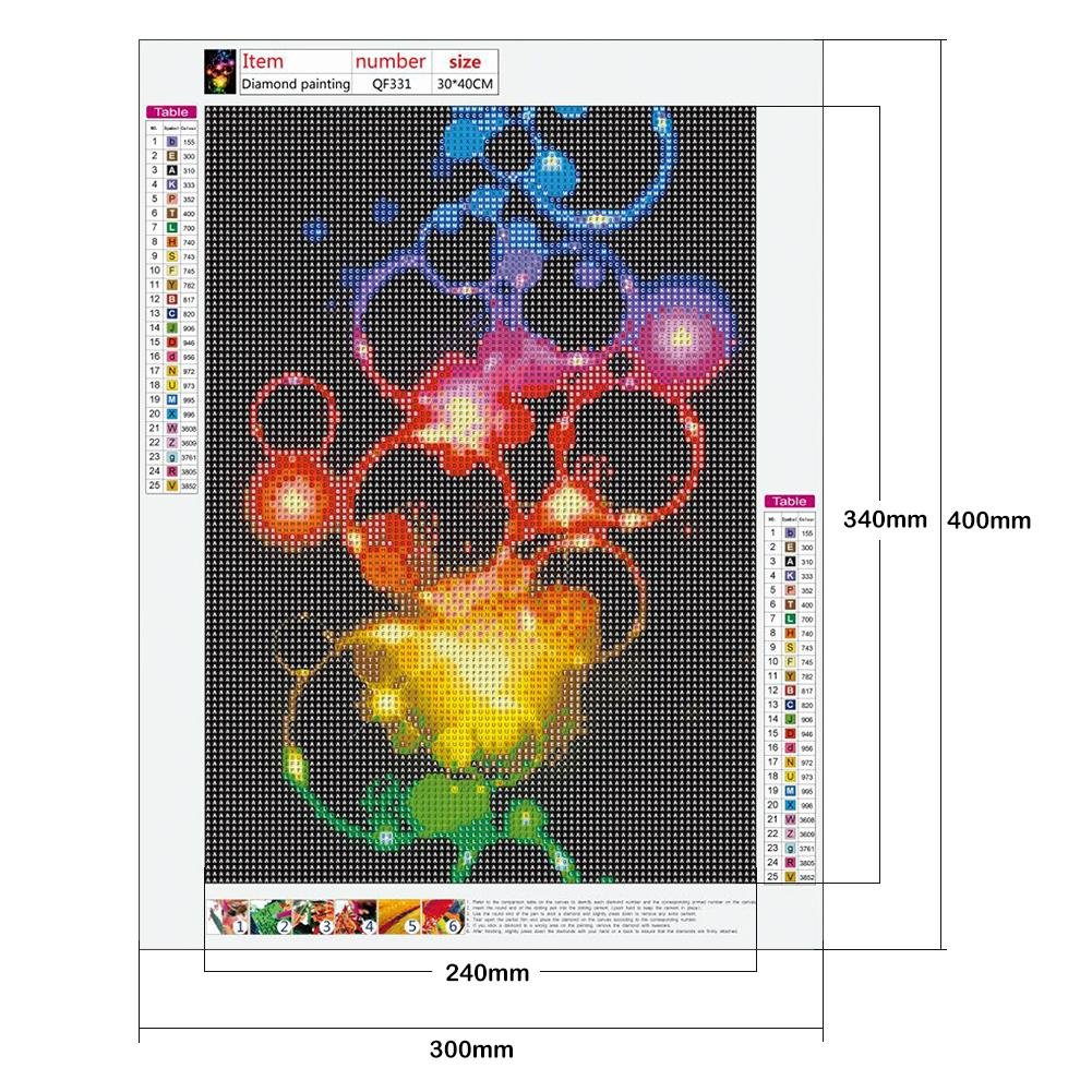 Diamond Painting - Full Round - Bubble Circle A