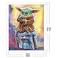 11CT Stamped Cross Stitch - Yoda(36*46CM)