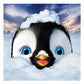 5D Diy Diamond Painting Kit Full Round Beads Snow Penguin
