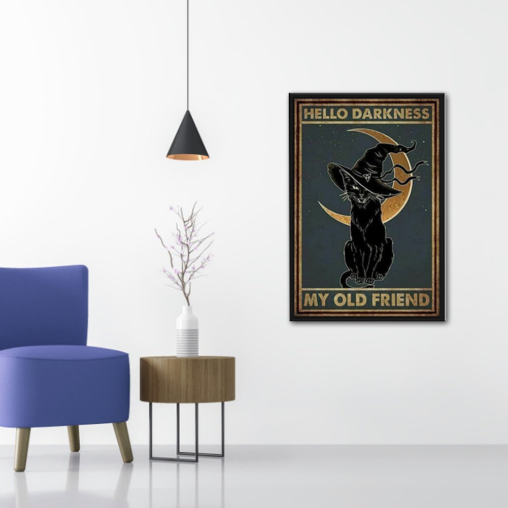 11ct Stamped Cross Stitch - Moon Cat ( 40*55cm)