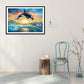 5D DIY Diamond Painting Kit - Full Round - Dolphin B
