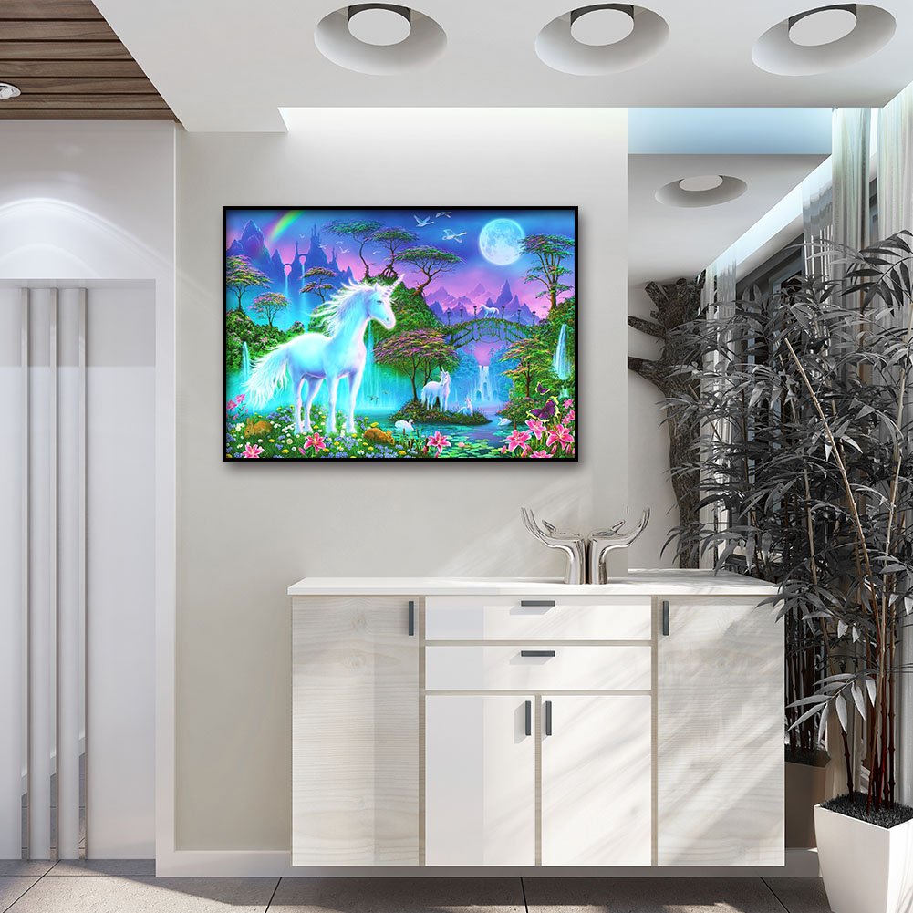 Diamond Painting - Full Round - Unicorn C