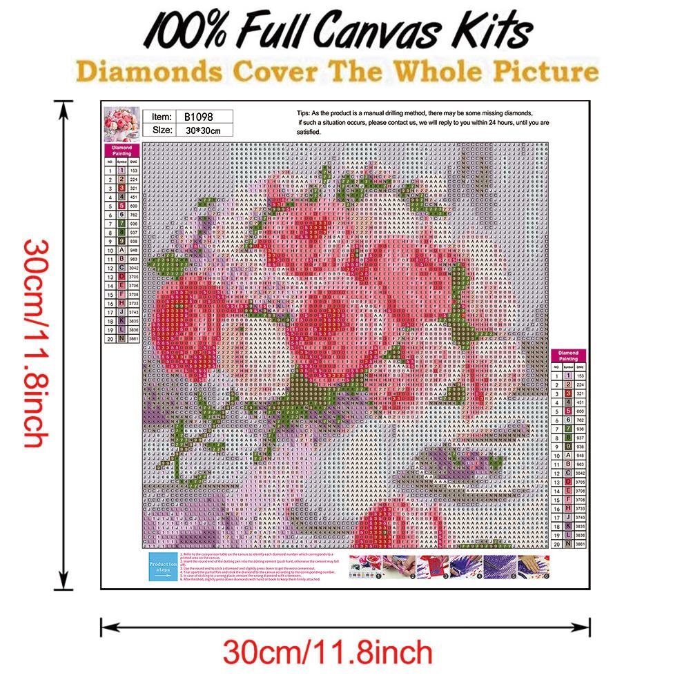 Diamond Painting - Full Round - Flower 4