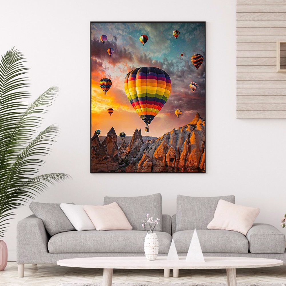 Diamond Painting - Full Round - Hot Air Balloon C