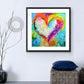 Diamond Painting - Full Round - Heart A