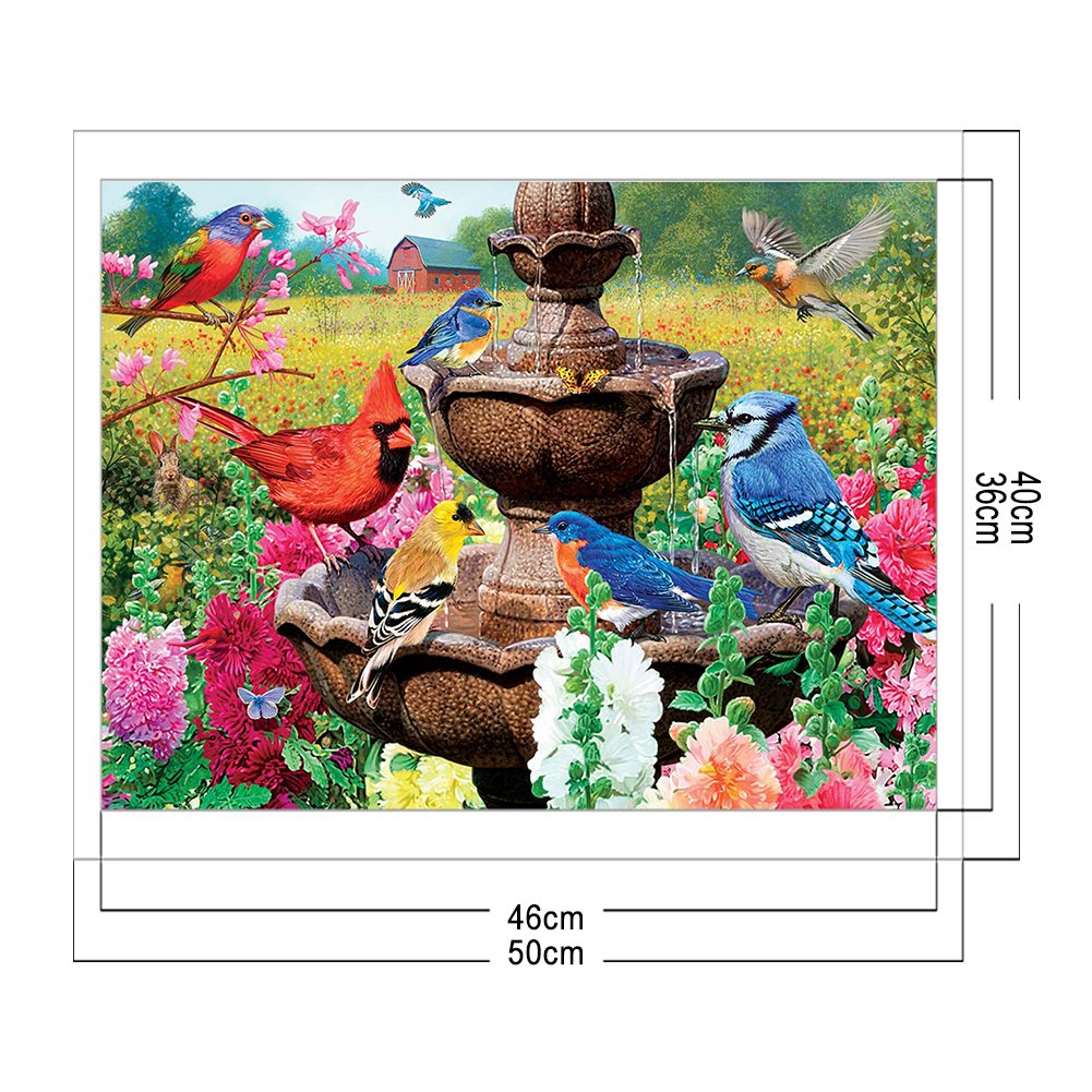 11ct Stamped Cross Stitch - Birds (50*40cm) A