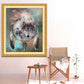 Diamond Painting - Partial Round - Wolf Dreamcatcher