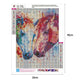 Diamond Painting - Full Round - 2 Horses