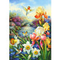 5D Diy Diamond Painting Kit Full Round Beads Flowers