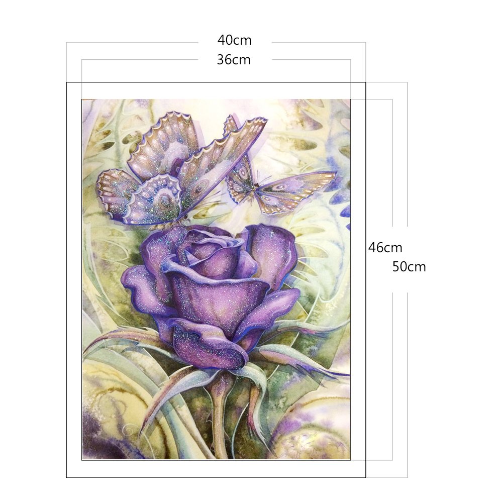 11ct Stamped Cross Stitch - Butterfly(40*50cm)