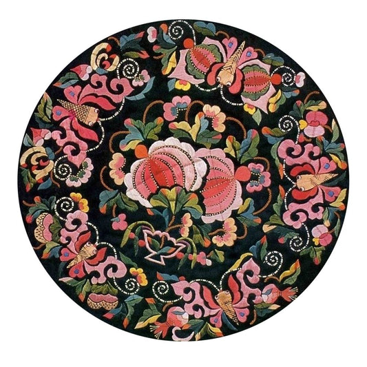 11CT Stamped Cross Stitch - Retro Flower (40*40cm)