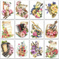 Diamond Mosaic Embroidery Kit Flower Musical Instrument