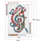 Diamond Painting - Full Round - Music Note