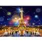 5D Diy Diamond Painting Kit Full Round Beads Gorgeous Firework Tower