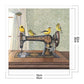 11ct Stamped Cross Stitch - Sewing Machine (40*40cm)