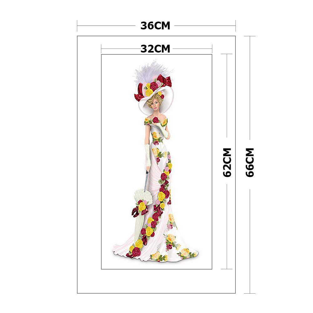 14ct Stamped Cross Stitch - Noblewoman(36*66cm) H