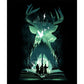 11ct Stamped Cross Stitch Cute Elk ( 50*58cm)