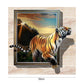 5D DIY Diamond Painting Kit - Full Round - Tiger In The Picture