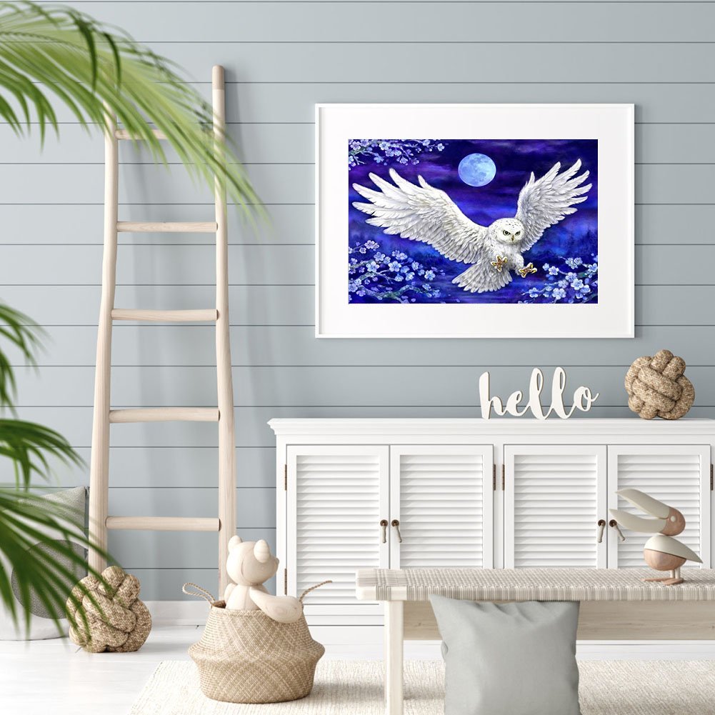 Diamond Painting - Full Round - Flying Owl 2